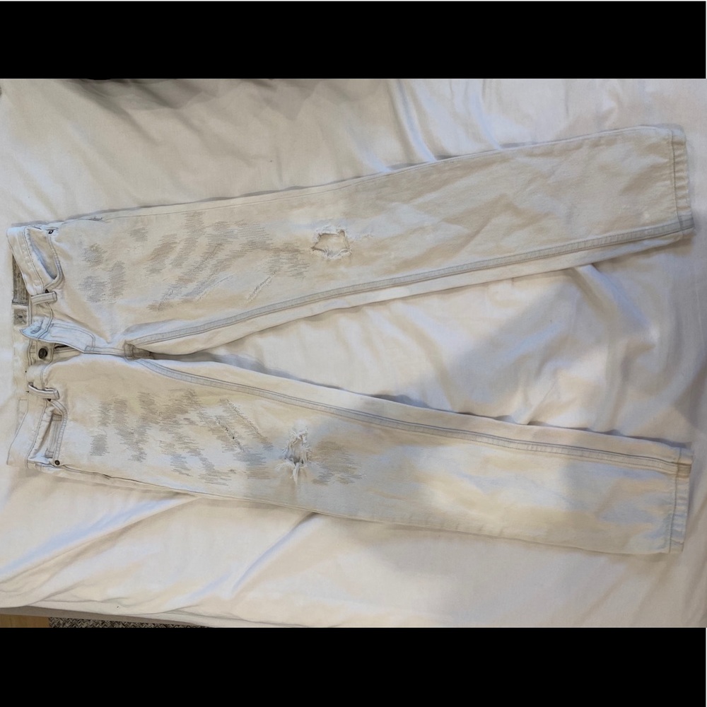 all saints white jeans